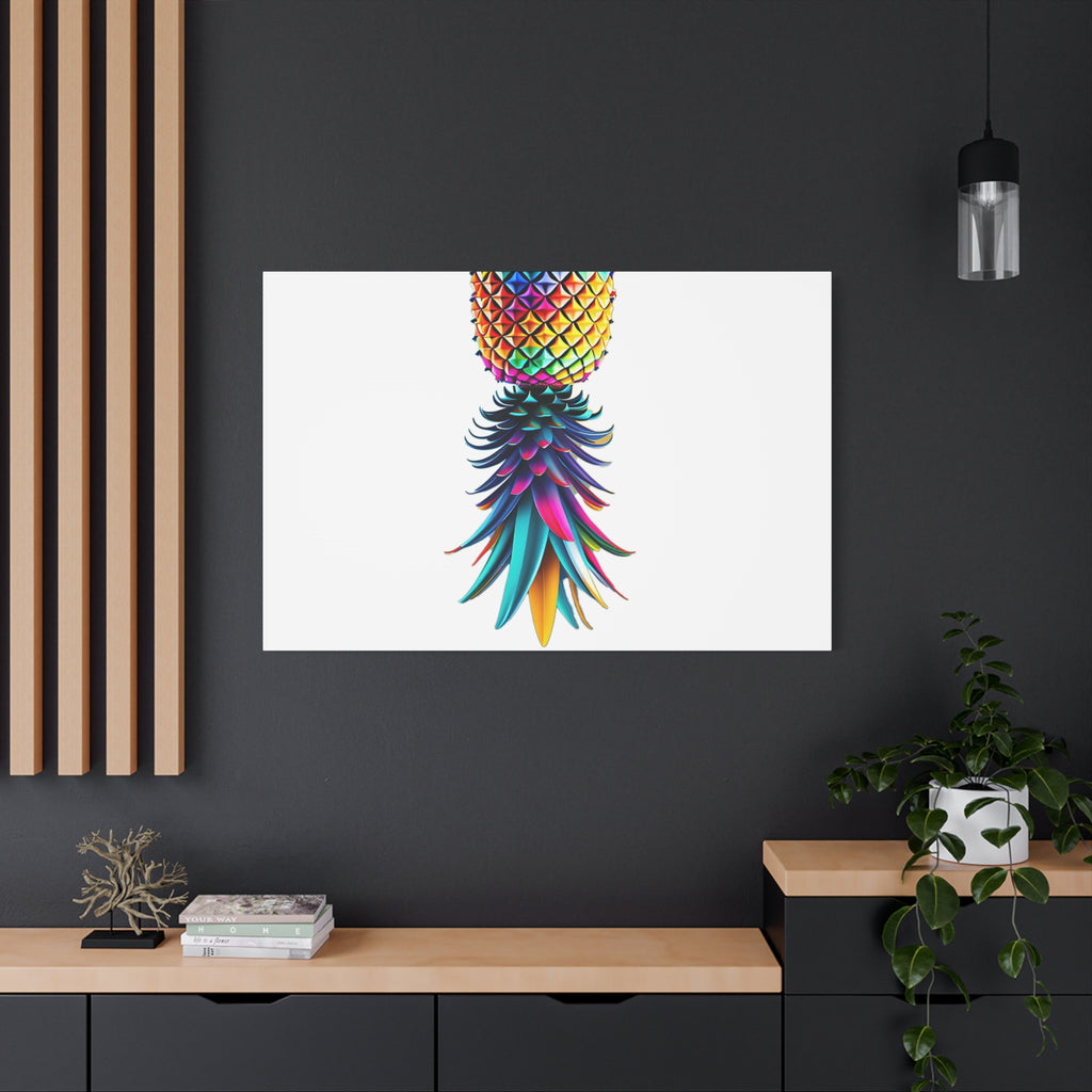 Canvas Print - Colorful Upside Down Pineapple