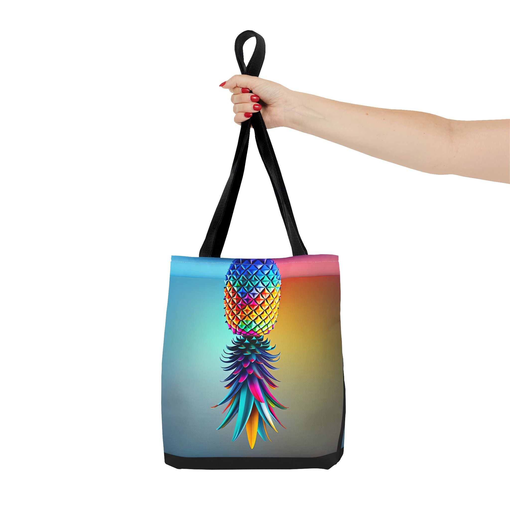 Vibrant Pineapple Tote Bag - Colorful Beach Accessory for Sexy Adventures