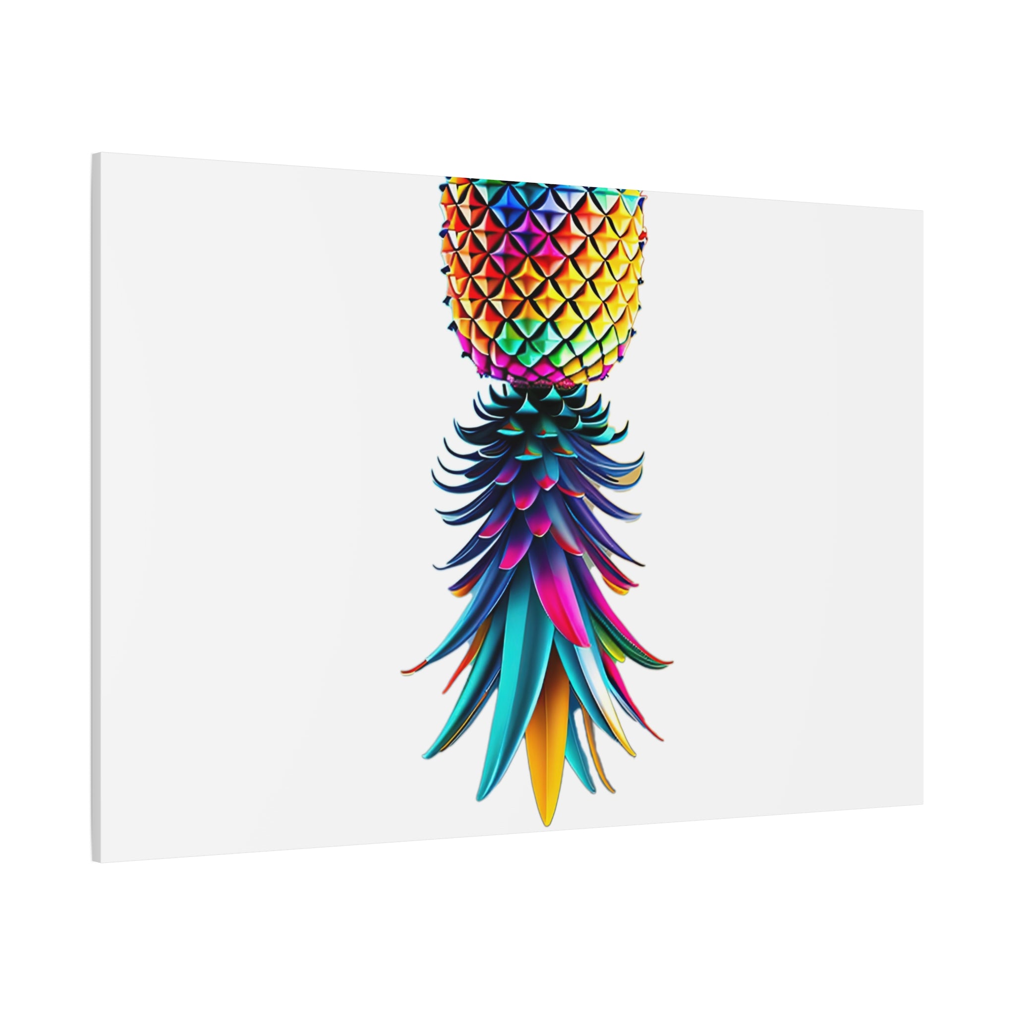 Canvas Print - Colorful Upside Down Pineapple