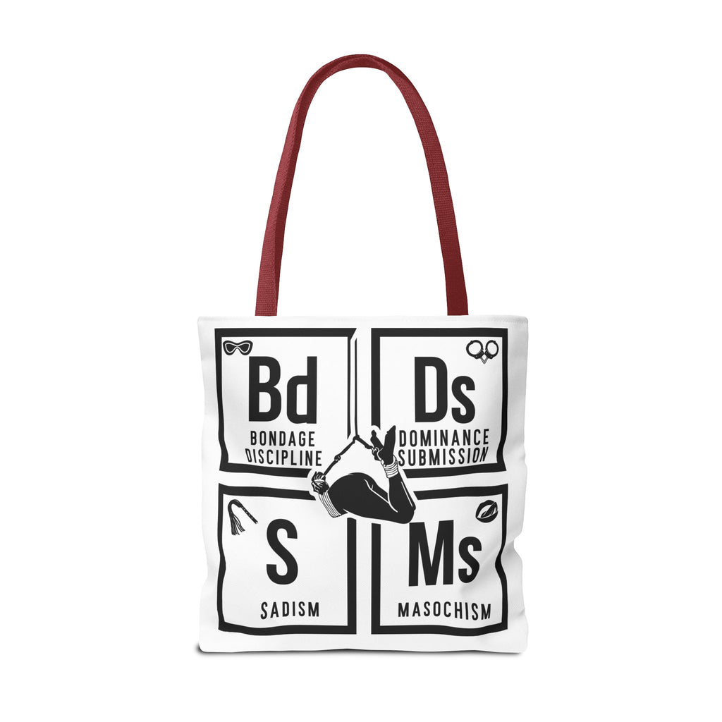 BDSM Elements Tote Bag - Stylish and Edgy Carryall for Fans of Kink Culture