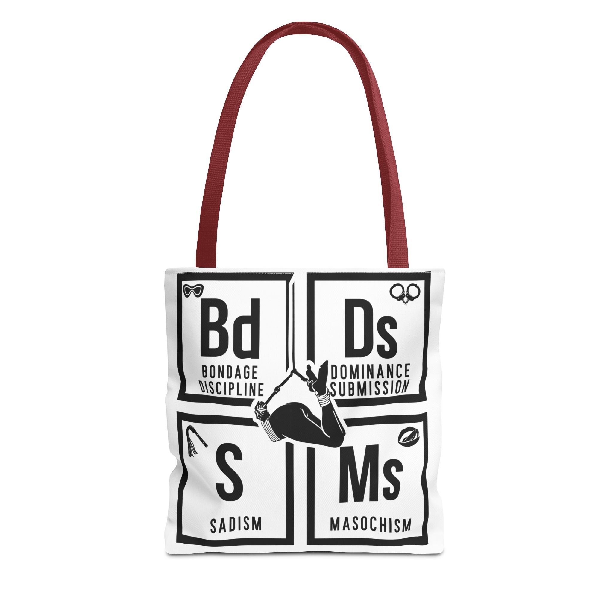 BDSM Elements Tote Bag - Stylish and Edgy Carryall for Fans of Kink Culture