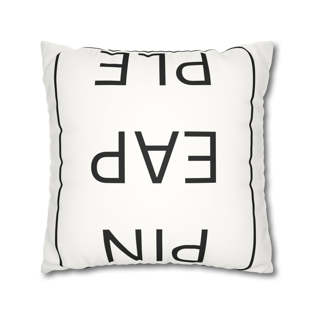 Pillowcase - Upside Down Pineapple Faux Suede Square