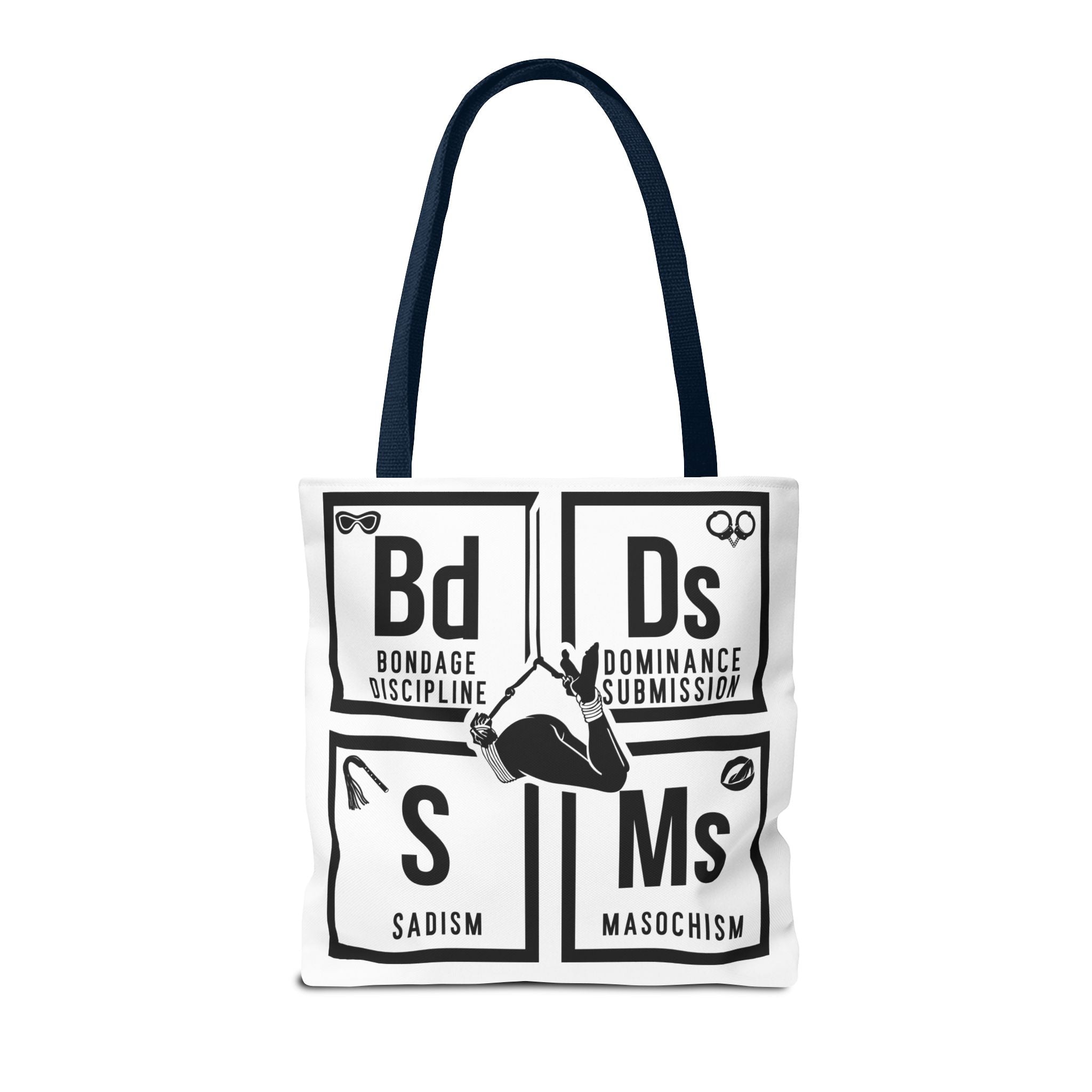 BDSM Elements Tote Bag - Stylish and Edgy Carryall for Fans of Kink Culture
