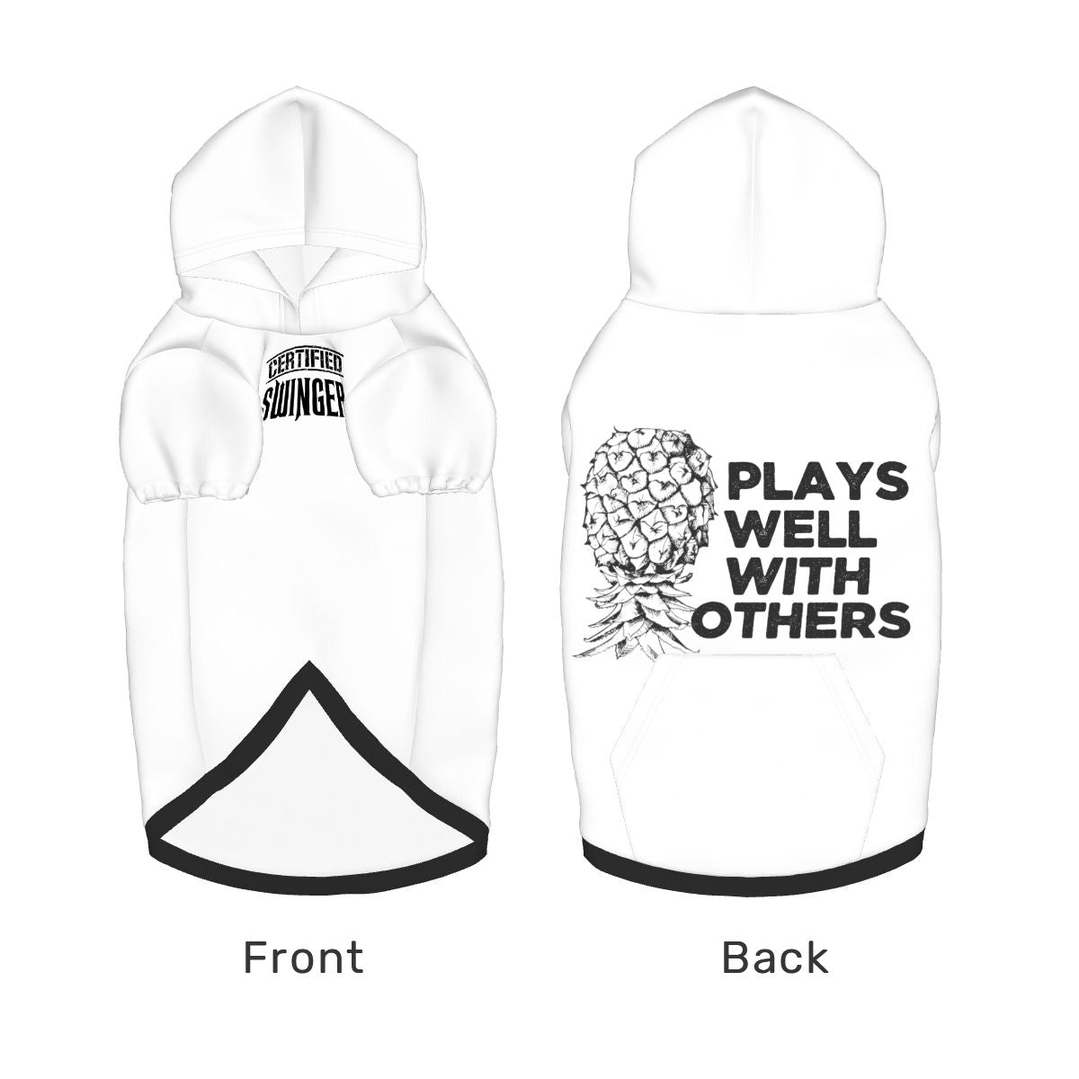 Swinger Inspired Pet Hoodie Medium & Large Dog Hoodie Pet Clothes