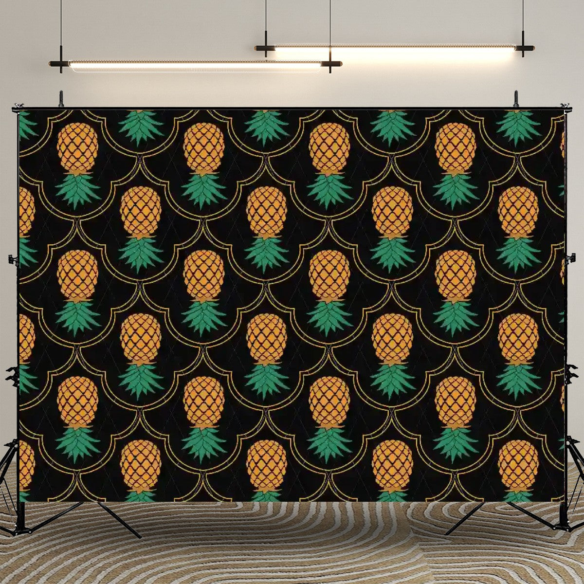 Fancy Upside Down Pineapple Photography Backdrops