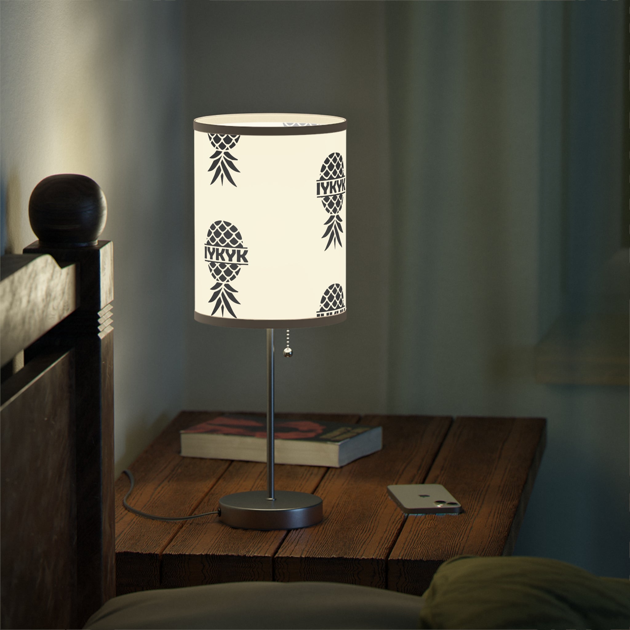 Pineapple Pattern Table Lamp - Modern Home Decor with US|CA Plug