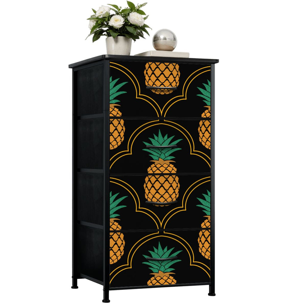 Fancy Upside-Down Pineapple 4-Drawer Dresser