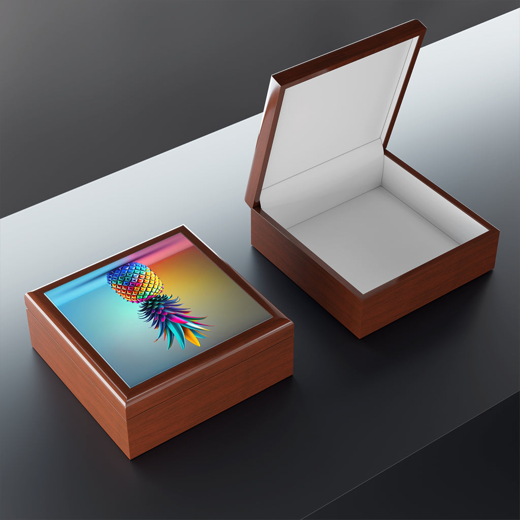 Colorful Pineapple Jewelry Box