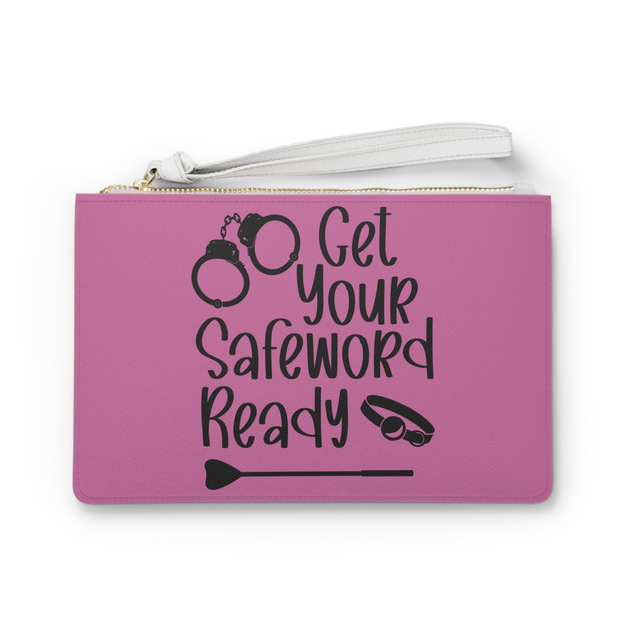 Get Your Safeword Ready Clutch Bag - Fun Accessory for BDSM Events and Parties
