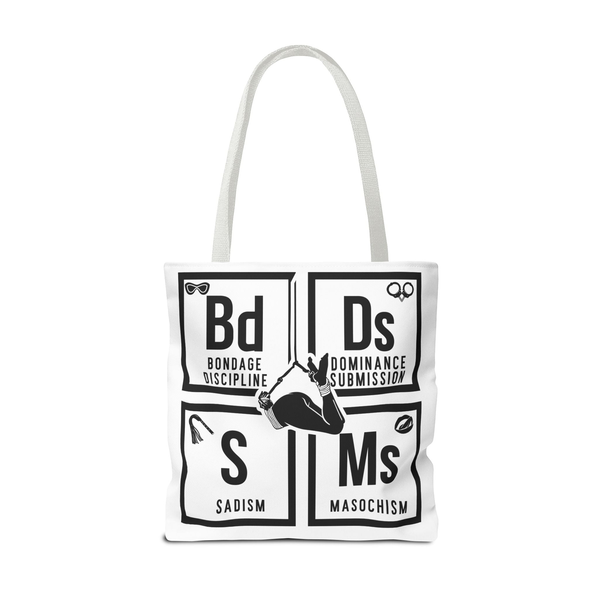 BDSM Elements Tote Bag - Stylish and Edgy Carryall for Fans of Kink Culture