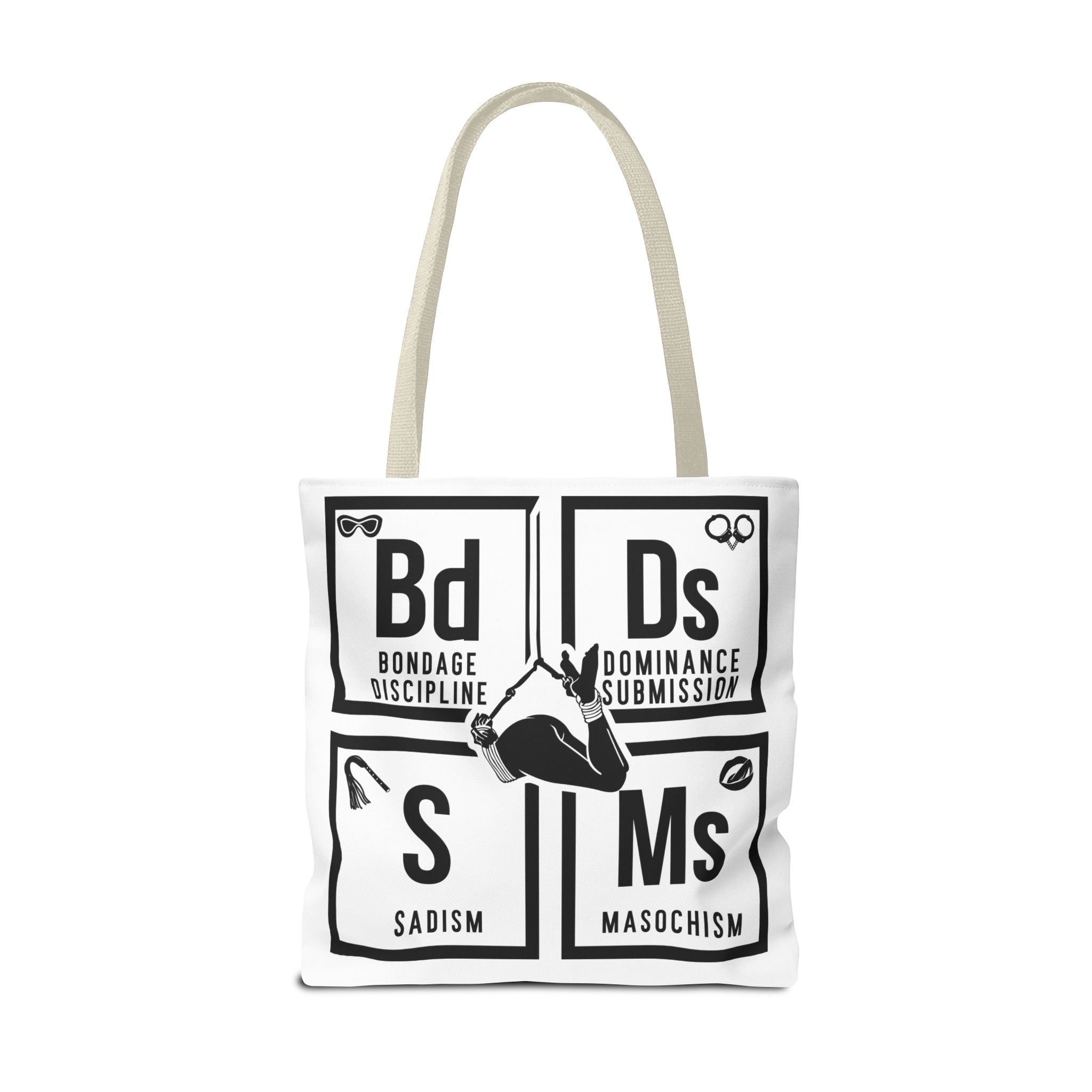 BDSM Elements Tote Bag - Stylish and Edgy Carryall for Fans of Kink Culture