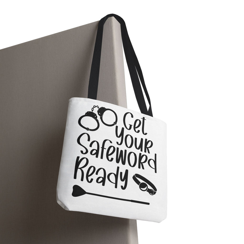 Get Your Safeword Ready Tote Bag - Fun & Playful Carryall for Kinky Adventures, Ideal for Couples & BDSM Enthusiasts
