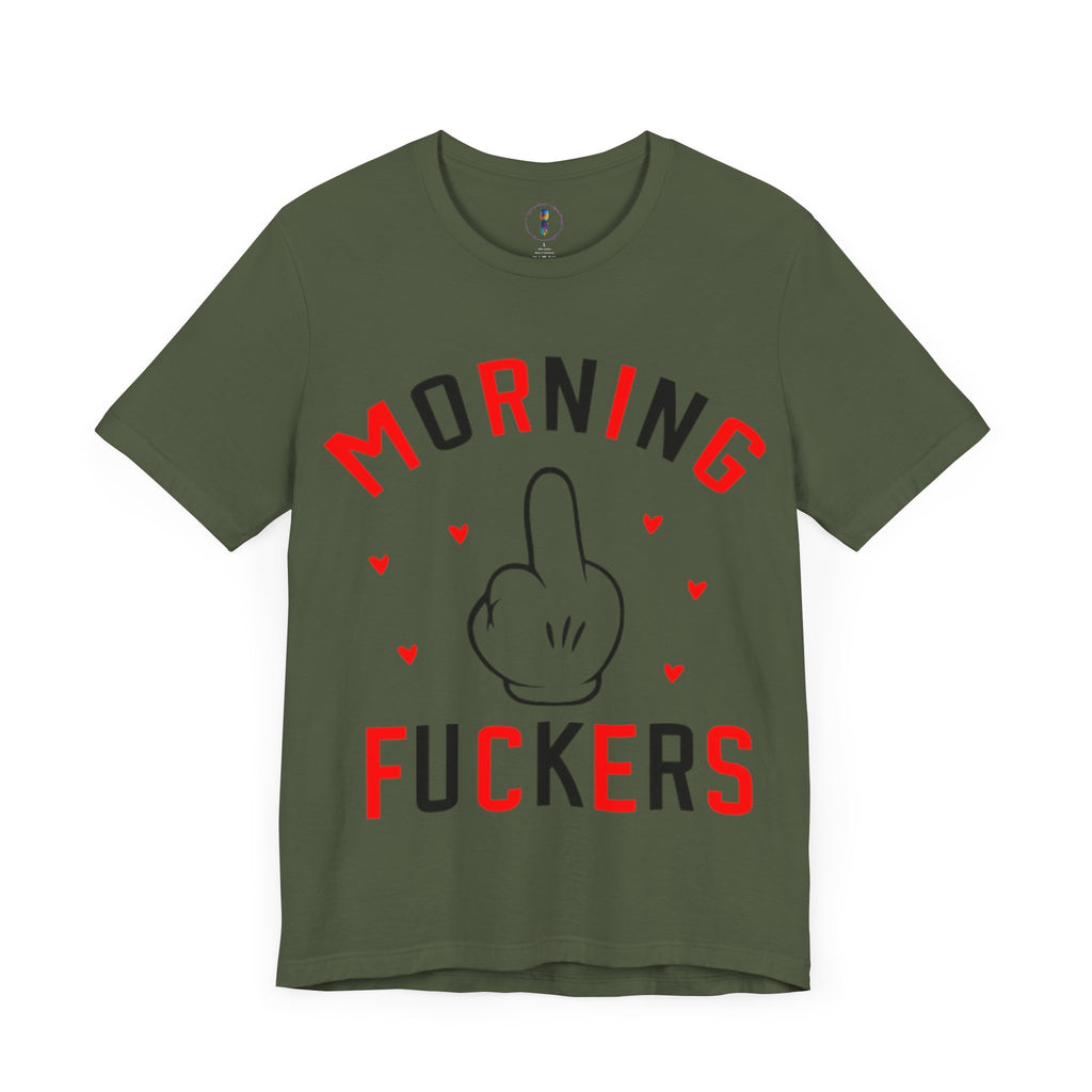 Funny Morning Graphic Tee - Unisex Jersey Short Sleeve Shirt