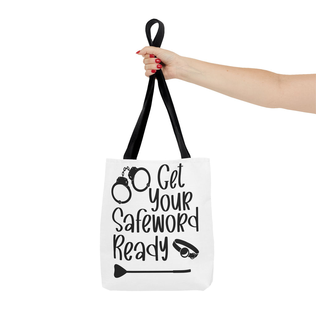 Get Your Safeword Ready Tote Bag - Fun & Playful Carryall for Kinky Adventures, Ideal for Couples & BDSM Enthusiasts