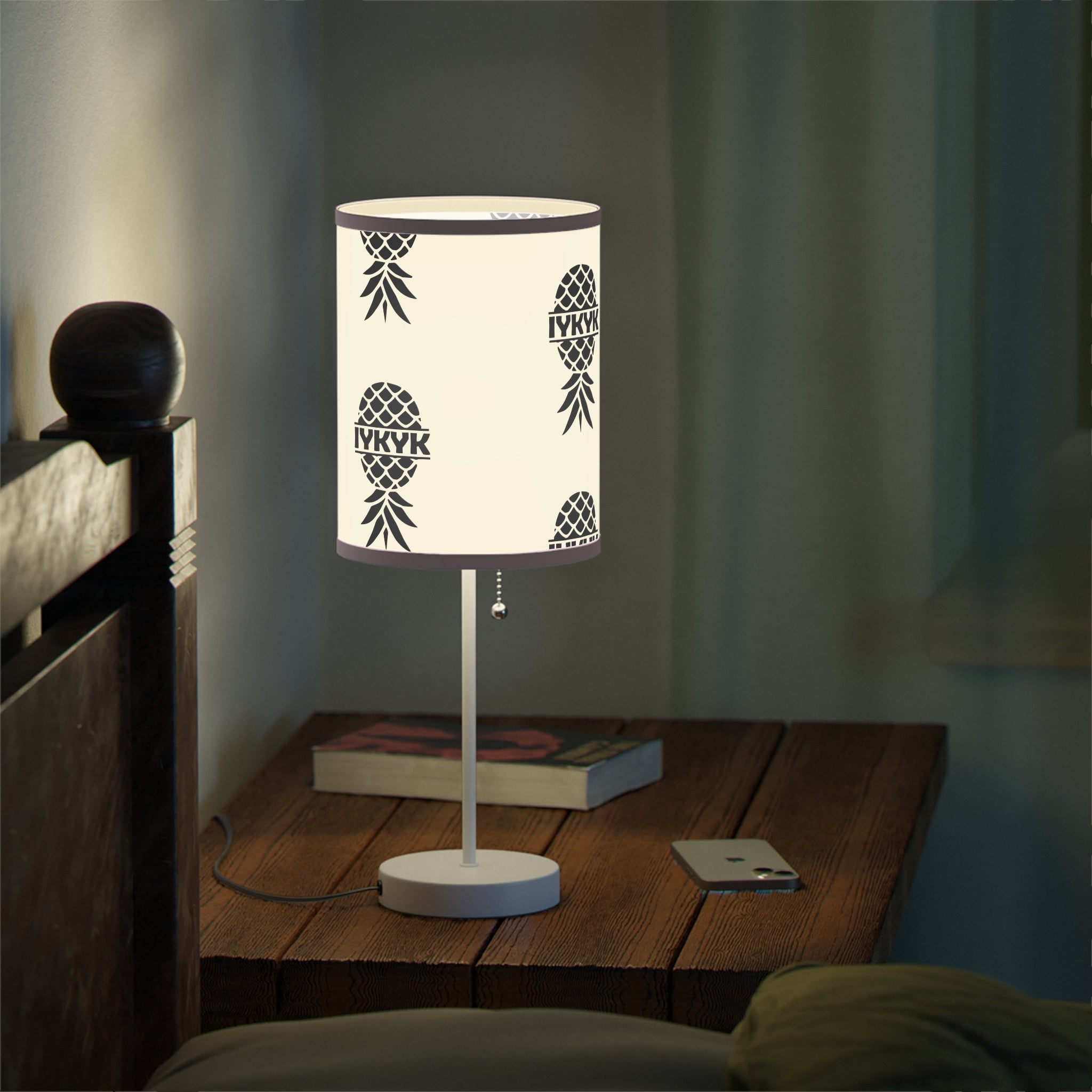 Pineapple Pattern Table Lamp - Modern Home Decor with US|CA Plug