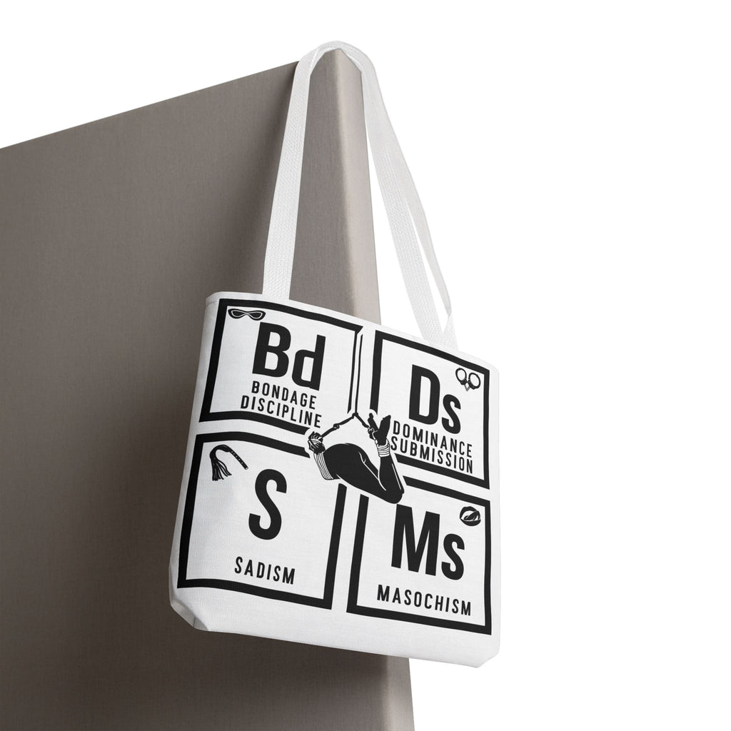 BDSM Elements Tote Bag - Stylish and Edgy Carryall for Fans of Kink Culture