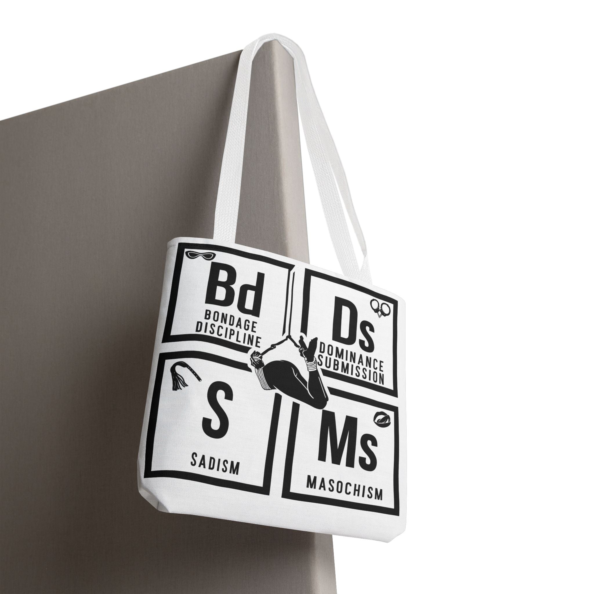 BDSM Elements Tote Bag - Stylish and Edgy Carryall for Fans of Kink Culture