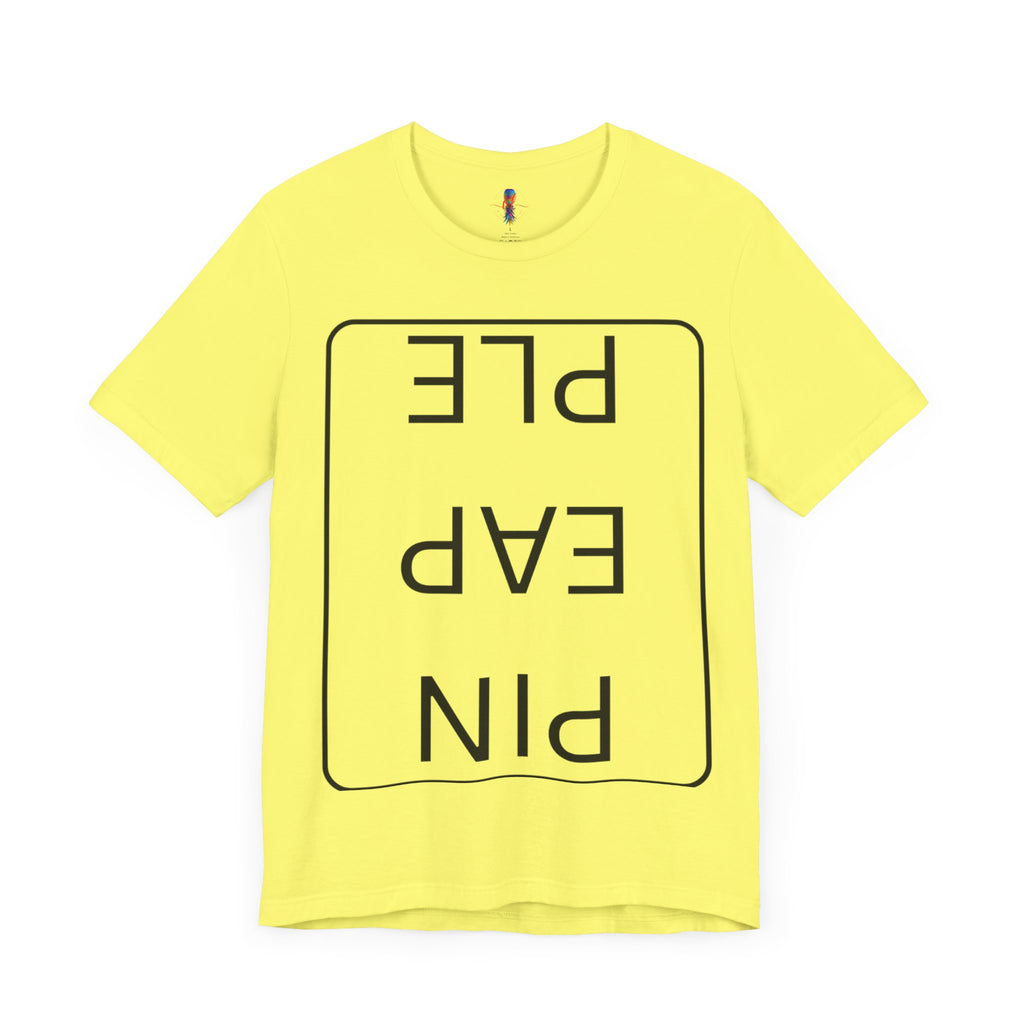 Funny Unisex Jersey Short Sleeve Tee - 'PIN EAP PLE' Design