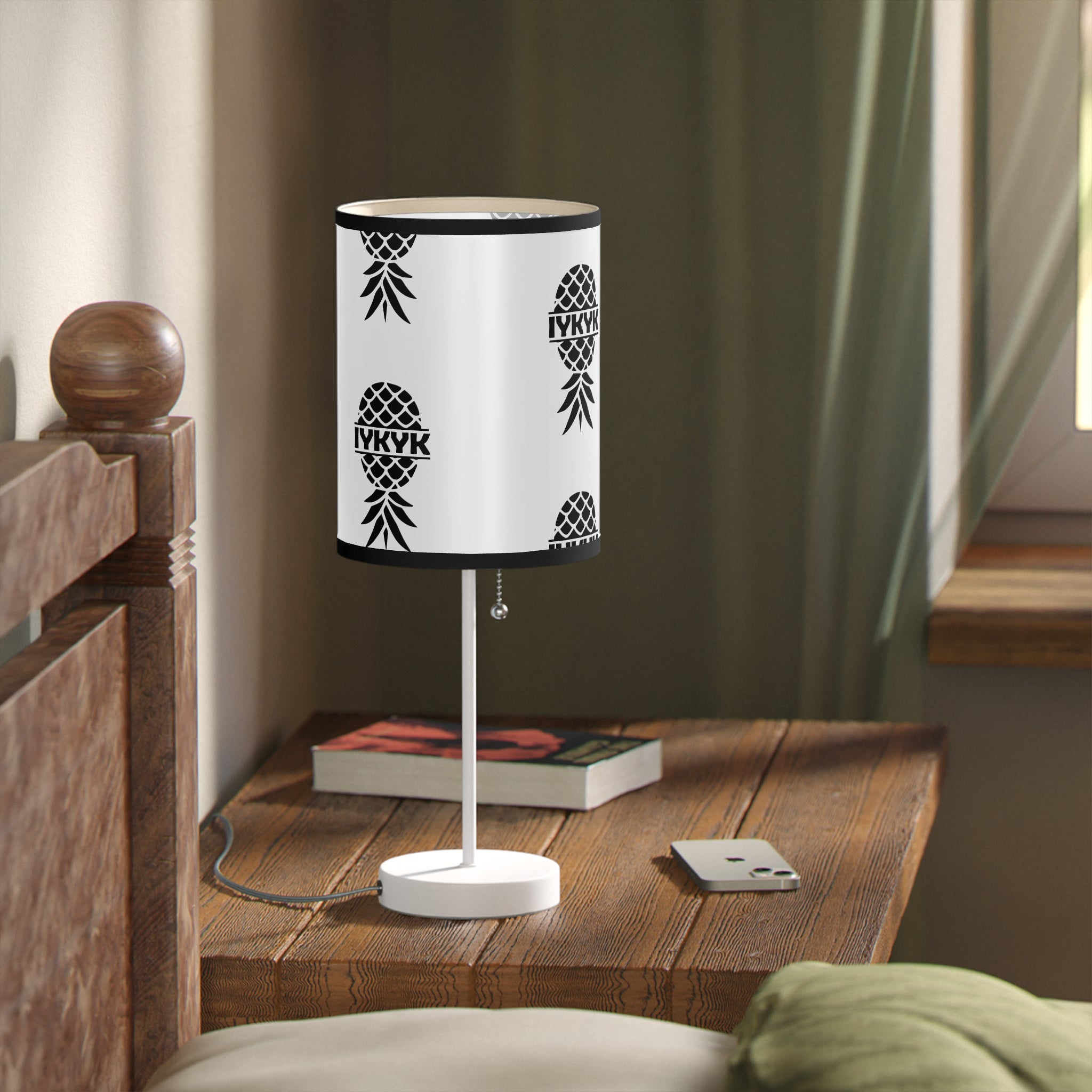 Pineapple Pattern Table Lamp - Modern Home Decor with US|CA Plug