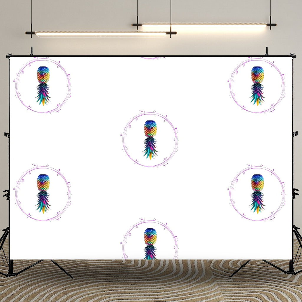 Upside Down Pineapple Photography Backdrops