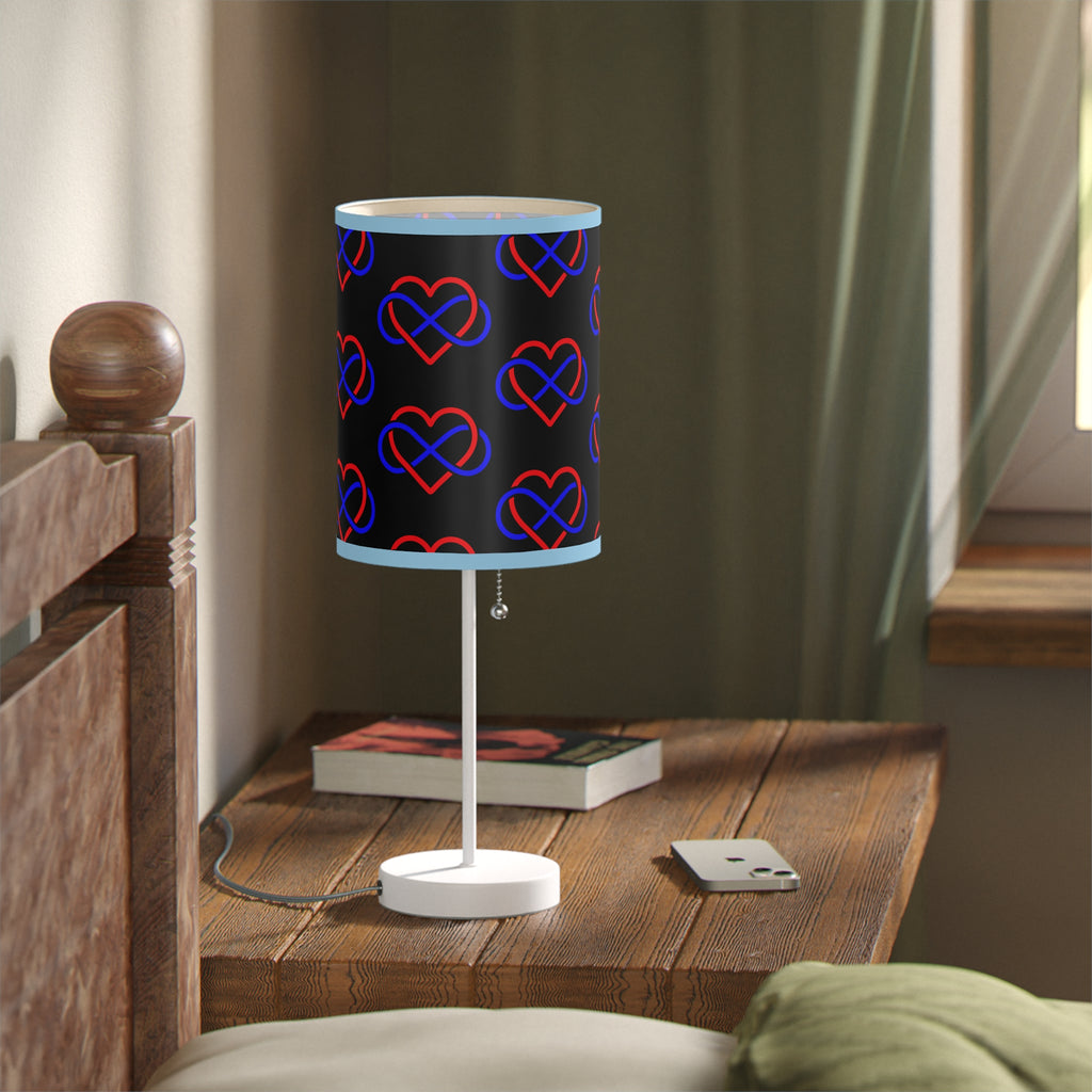 Modern Heart Pattern Table Lamp - Decorative Night Light for Home & Office