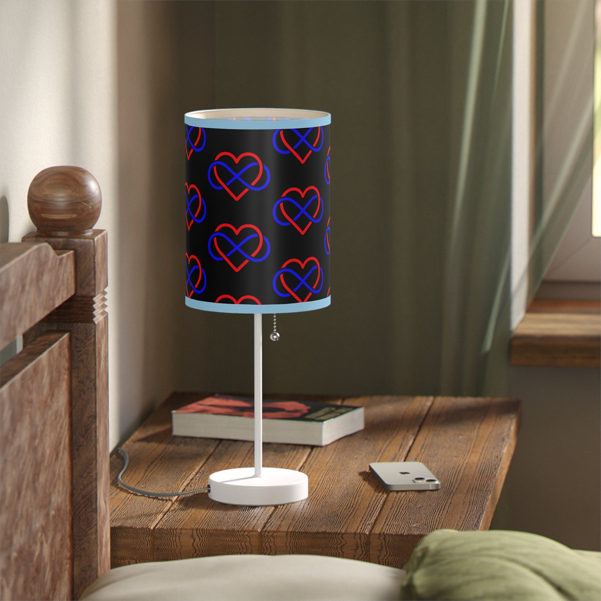 Modern Heart Pattern Table Lamp - Decorative Night Light for Home & Office