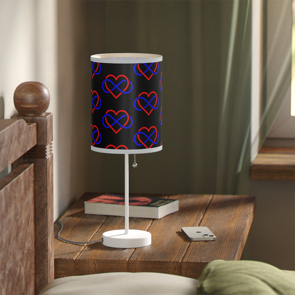Modern Heart Pattern Table Lamp - Decorative Night Light for Home & Office
