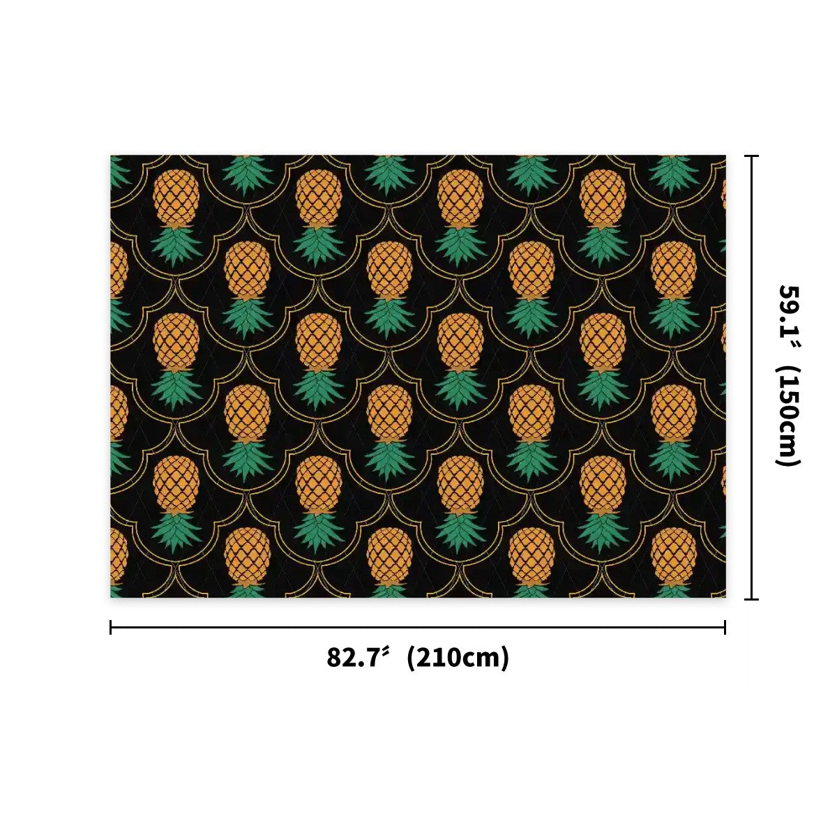 Fancy Upside Down Pineapple Photography Backdrops