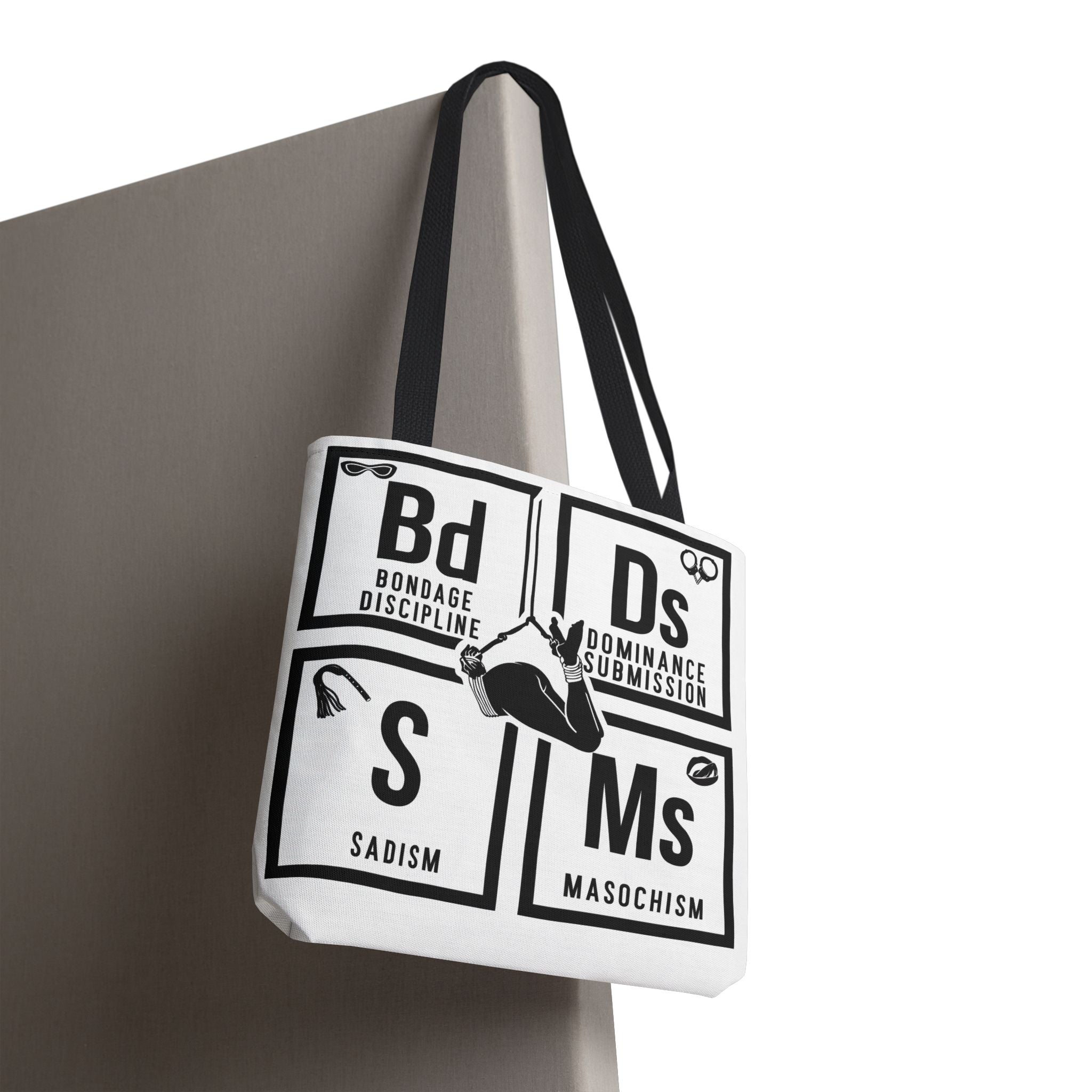 BDSM Elements Tote Bag - Stylish and Edgy Carryall for Fans of Kink Culture