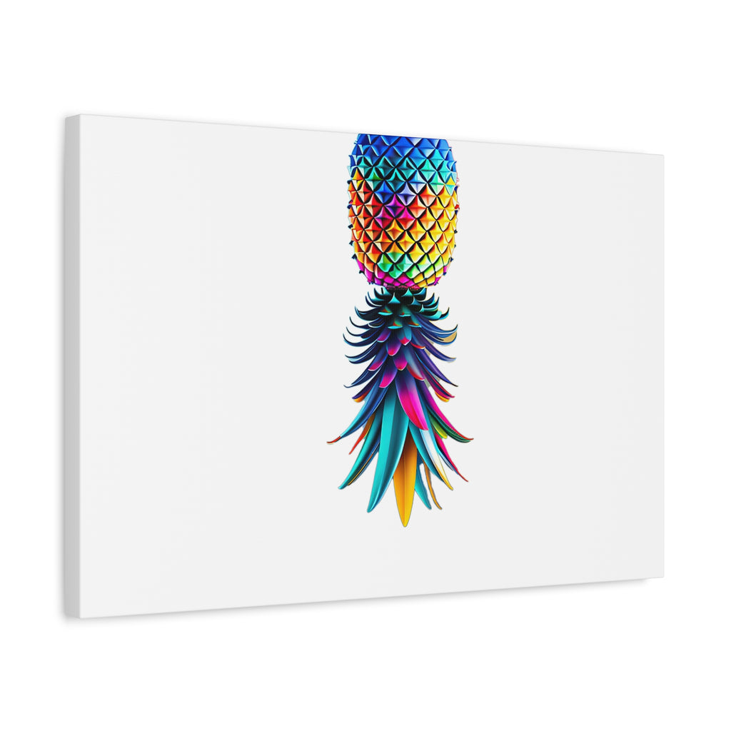 Canvas Print - Colorful Upside Down Pineapple