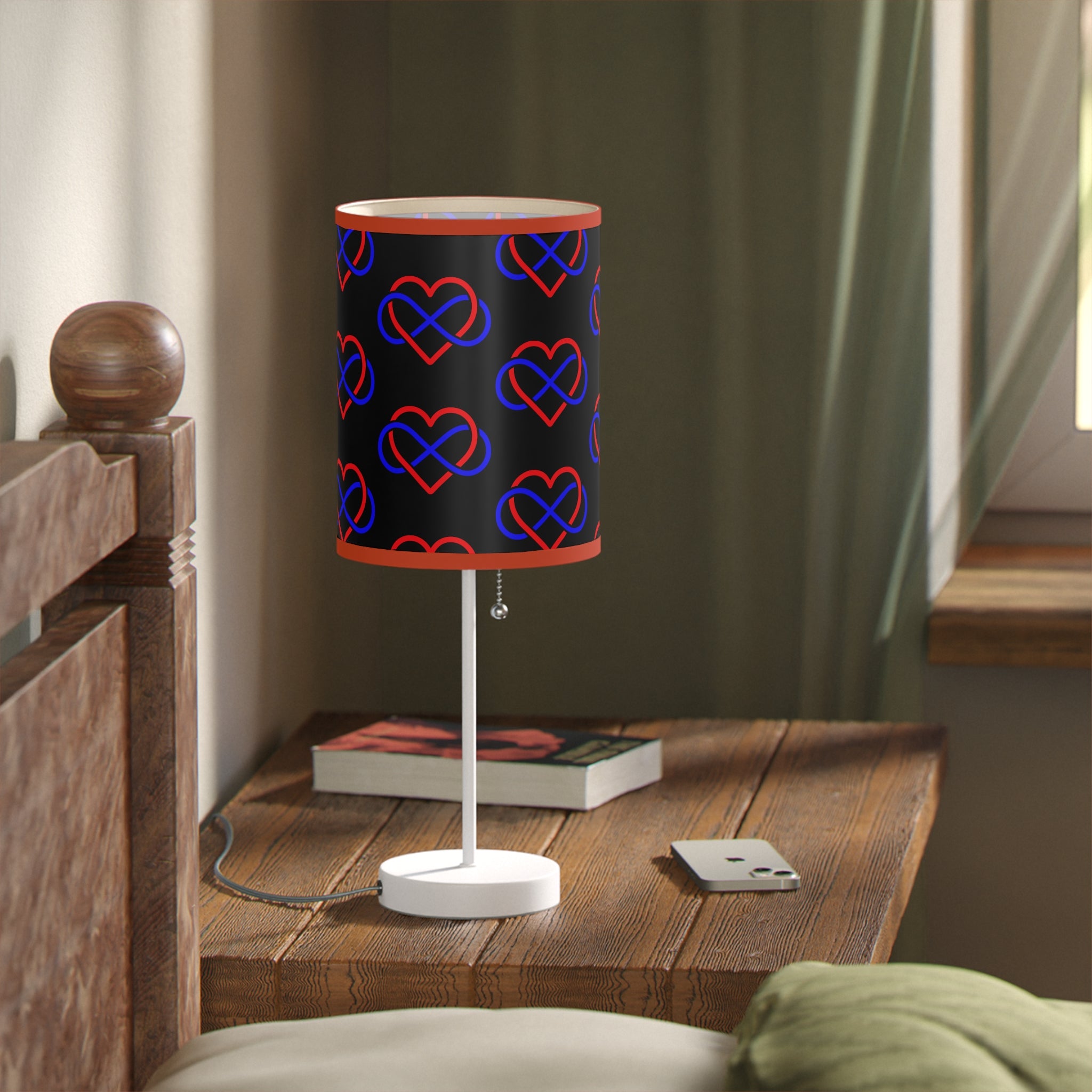 Modern Heart Pattern Table Lamp - Decorative Night Light for Home & Office