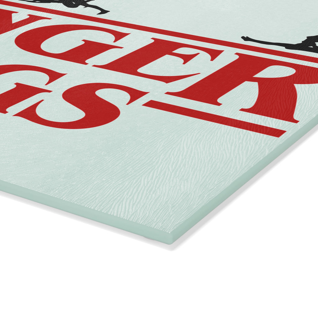 Funny Glass Cutting Board - 'Swinger Things' Kitchen Decor for Entertaining & Gifts