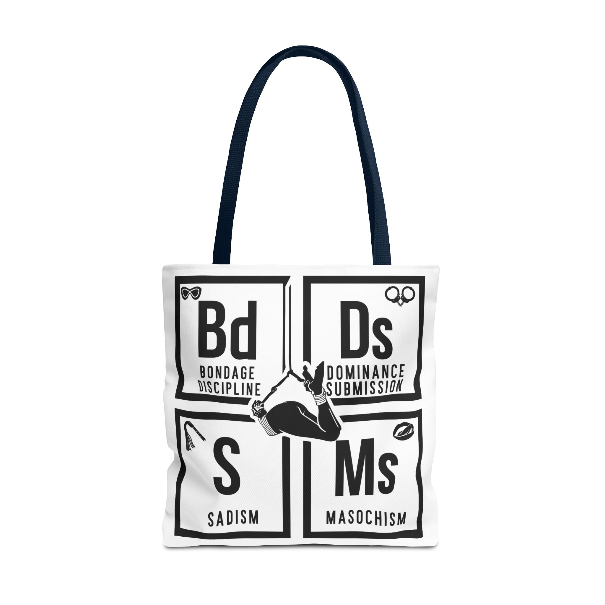 BDSM Elements Tote Bag - Stylish and Edgy Carryall for Fans of Kink Culture