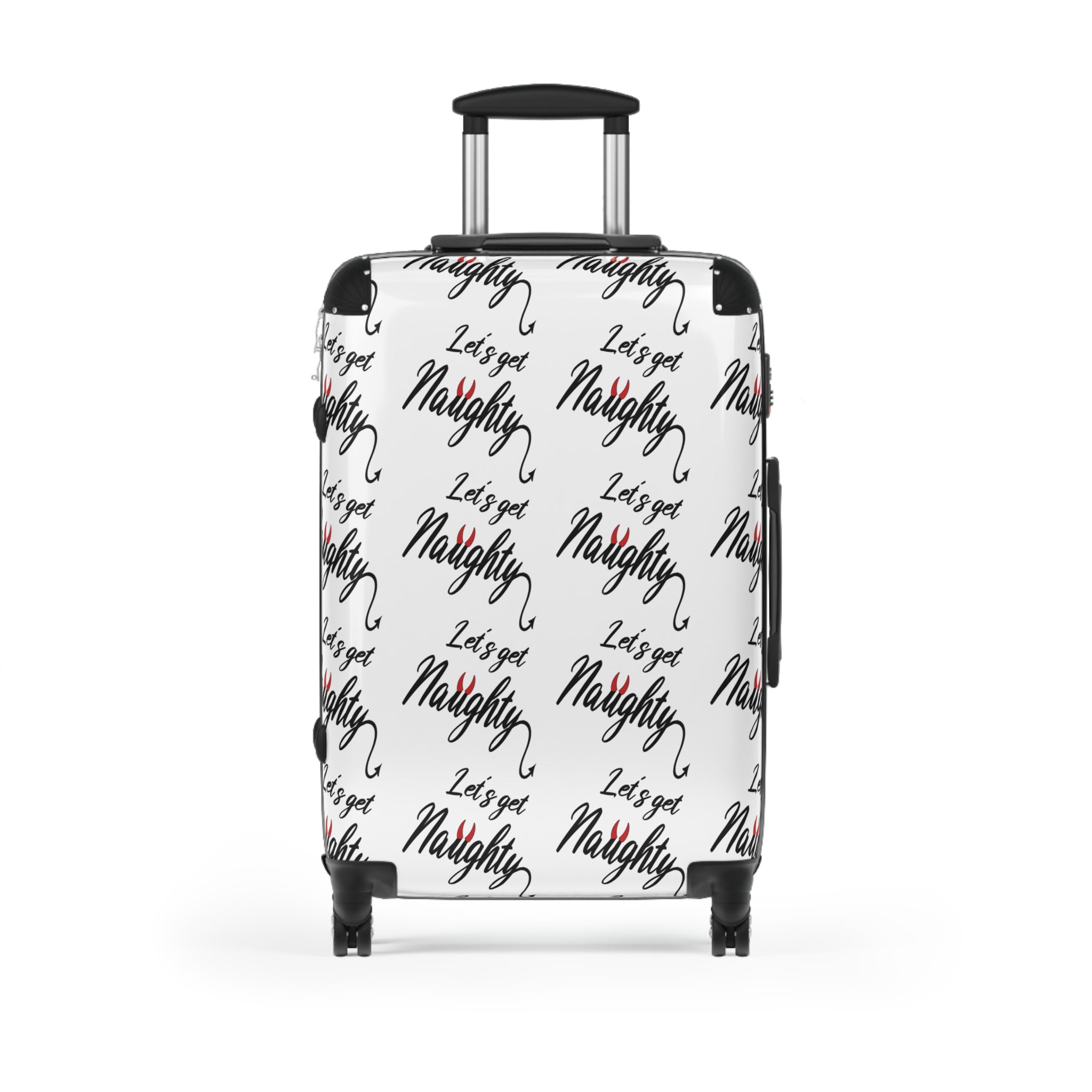 Travel Suitcase - &quot;Let's Get Naughty&quot; Design for True Swingers