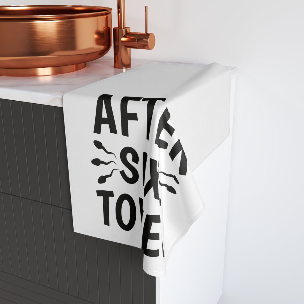 Humorous After Sex Hand Towel - Fun Bathroom Accessory for Couples