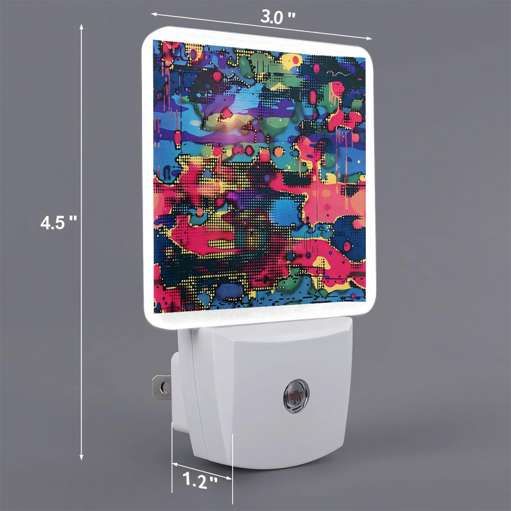 Electric Camouflage LED Night Light Set of 2