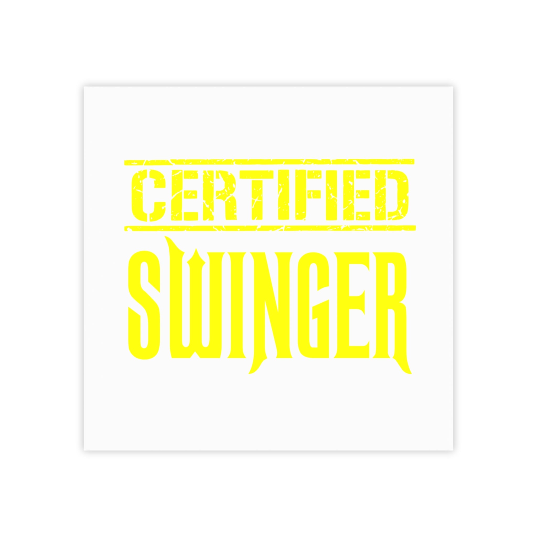 Certified Swinger Post-it® Note Pads