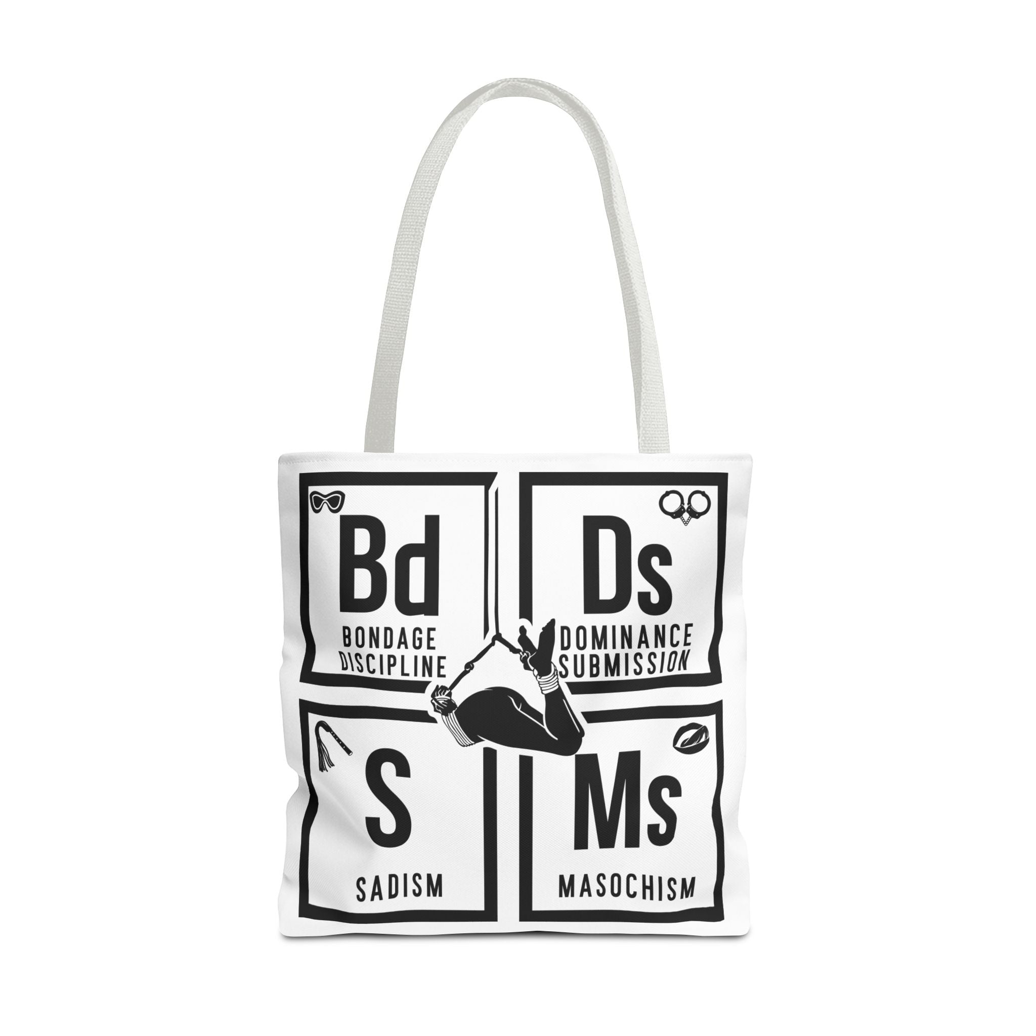 BDSM Elements Tote Bag - Stylish and Edgy Carryall for Fans of Kink Culture