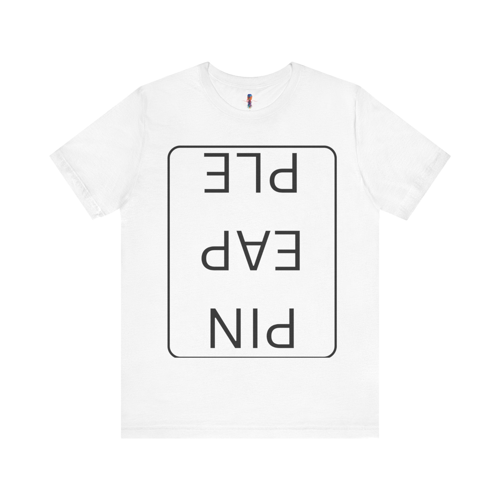 Funny Unisex Jersey Short Sleeve Tee - 'PIN EAP PLE' Design