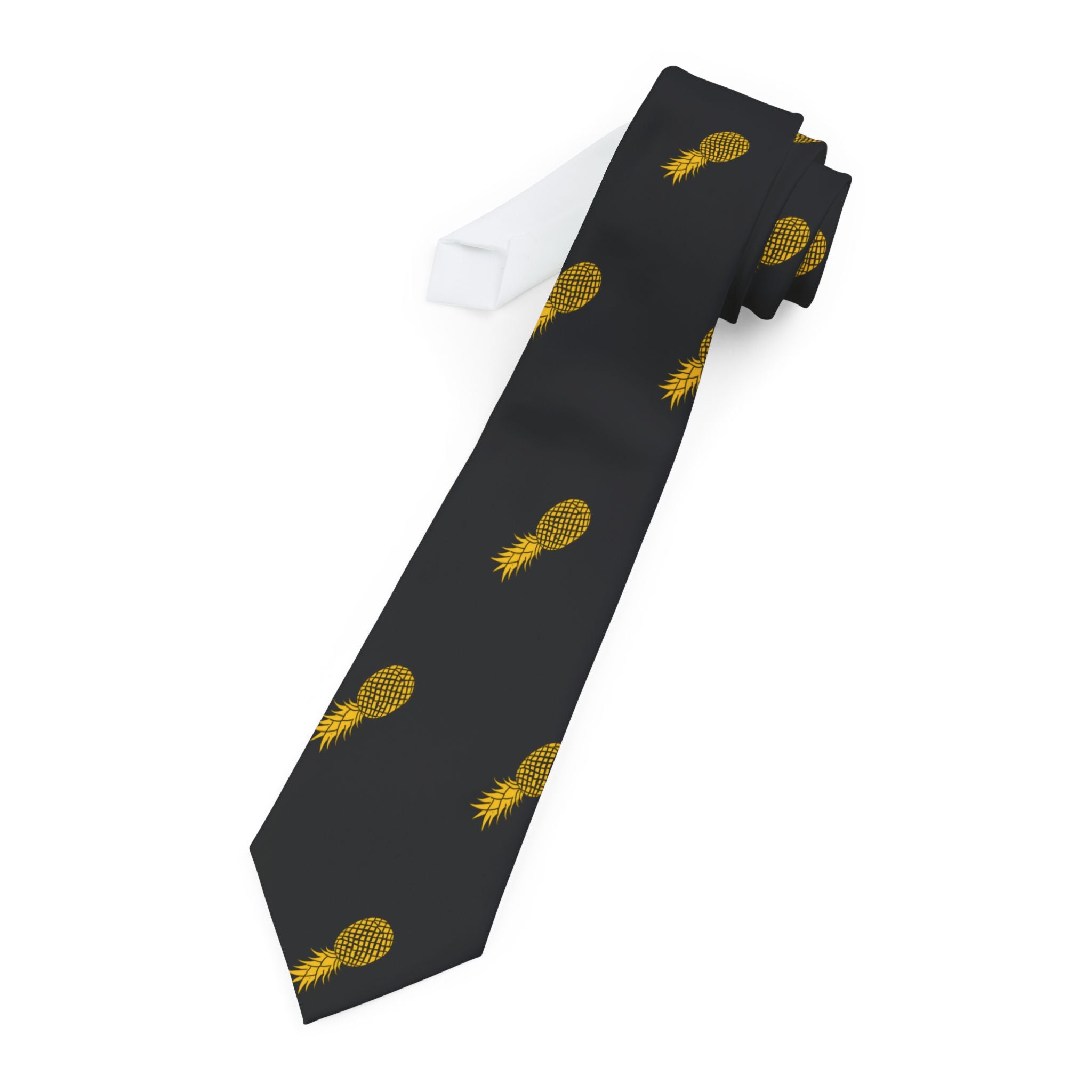 Pineapple Pattern Necktie - Fun and Stylish Accessory for Summer Events