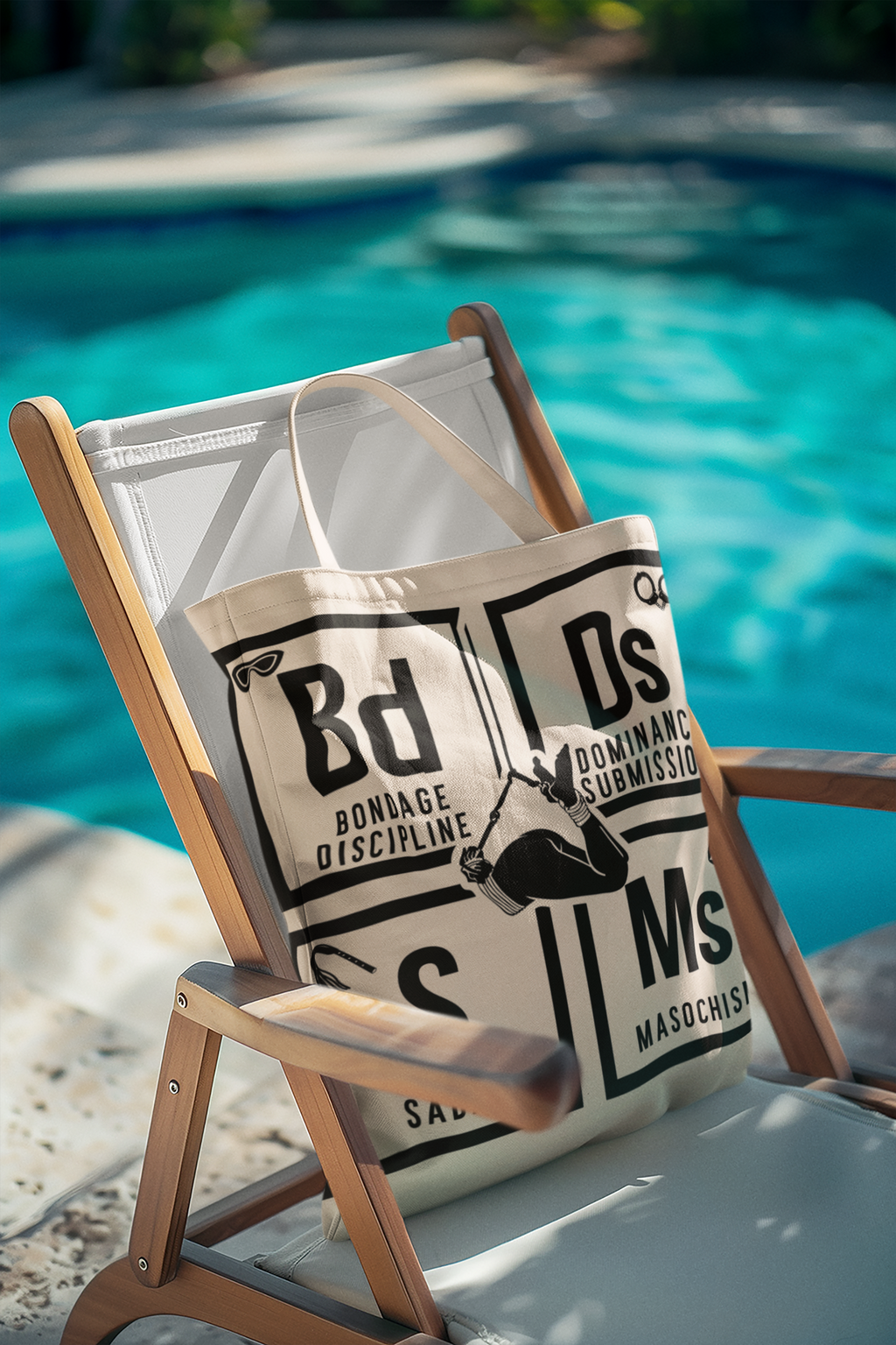 BDSM Elements Tote Bag - Stylish and Edgy Carryall for Fans of Kink Culture