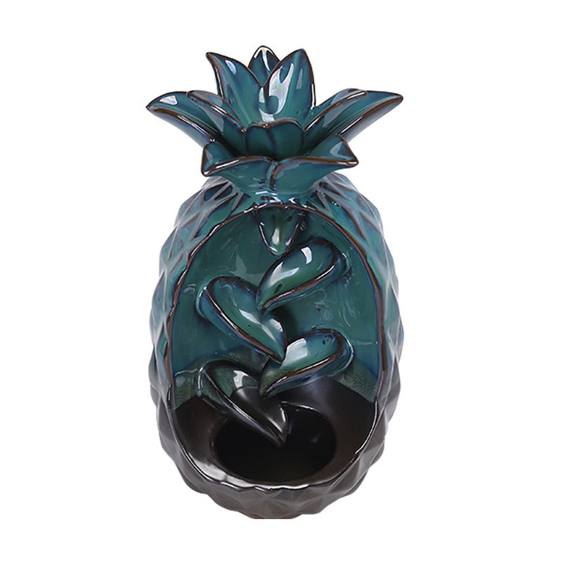 Pineapple Backflow Incense Burner Creative European Style Pineapple Backflow Incense Burner Ornaments