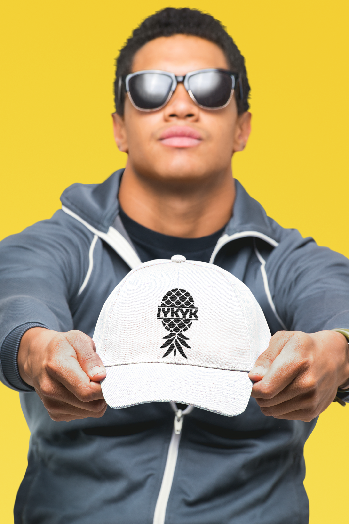 IYKYK Classic Dad Cap - Stylish Pineapple Design