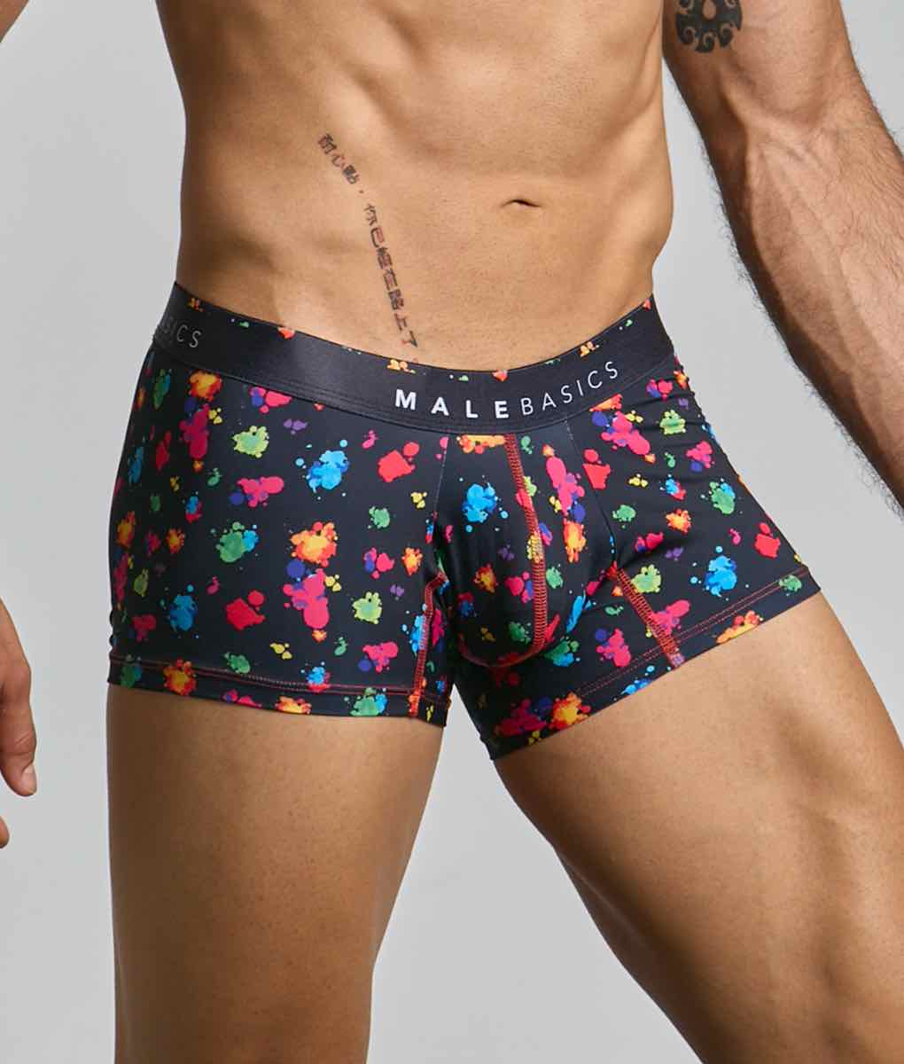 Malebasics Trunk Hipster Black Splash