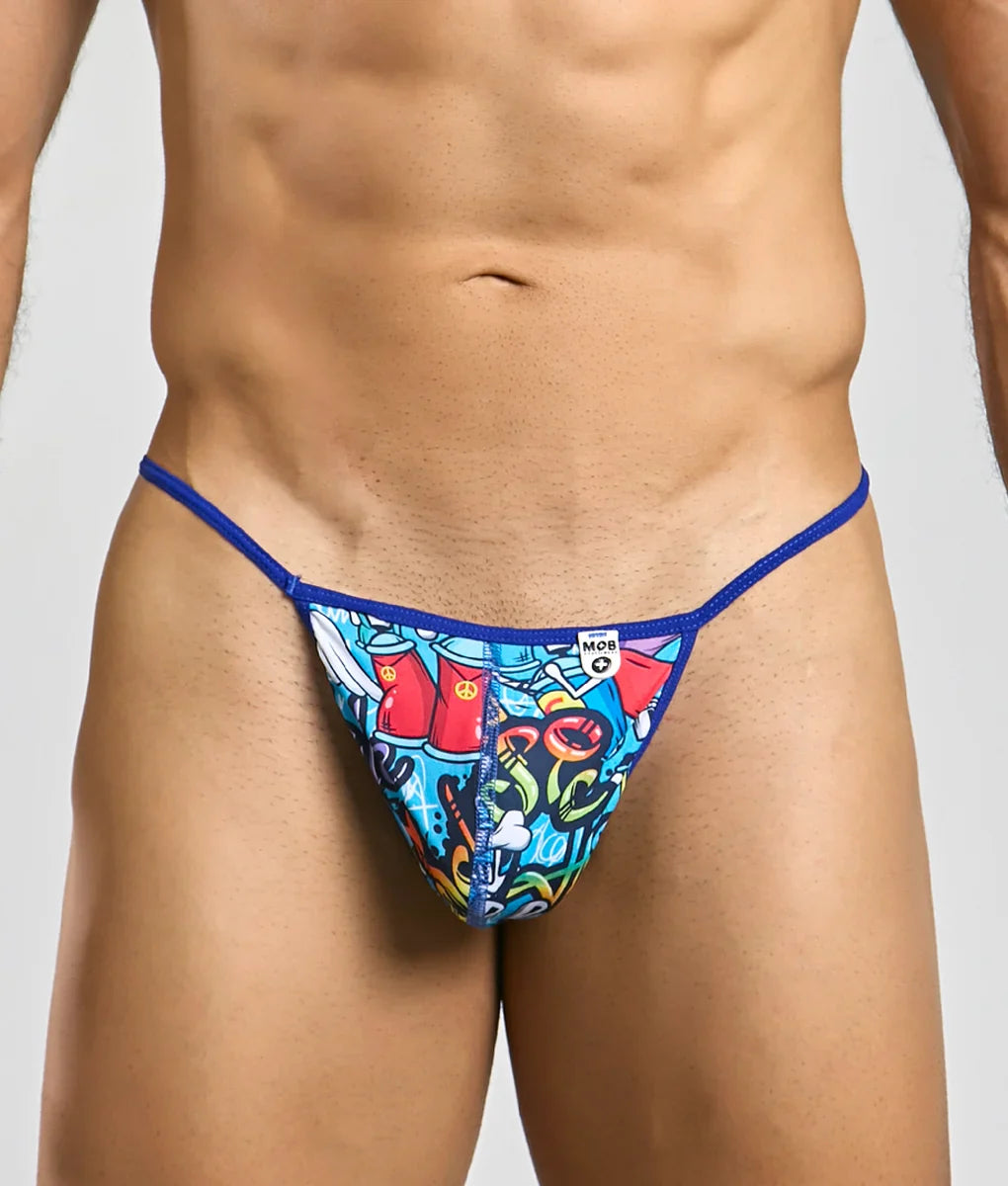 MOB Hipster T Thong Print