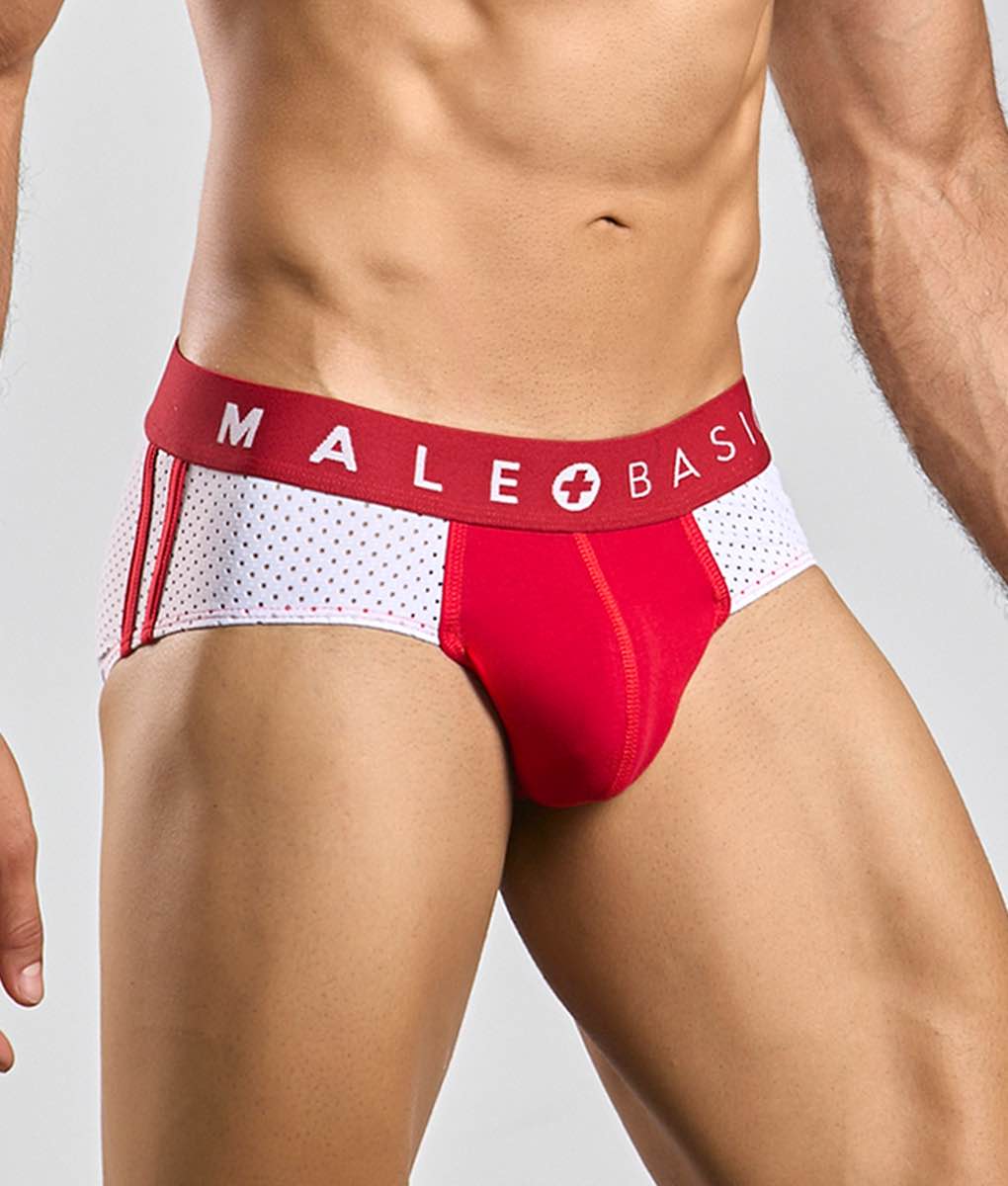 MaleBasics Spot Brief-Red-