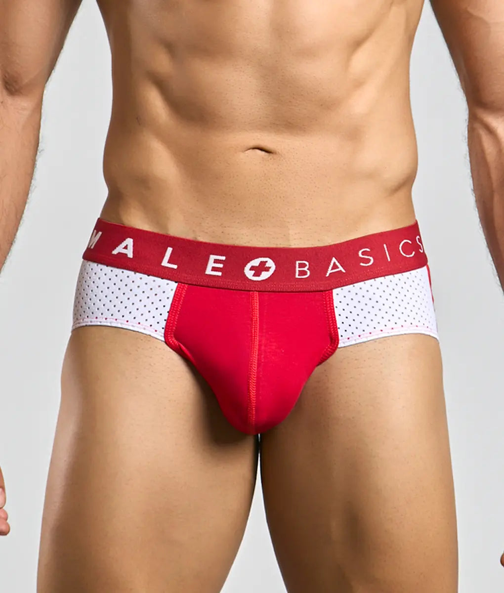 MaleBasics Spot Brief-Red-