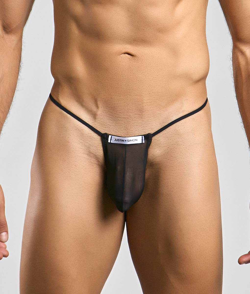 Justin + Simon Classic G-String Bulge Mesh