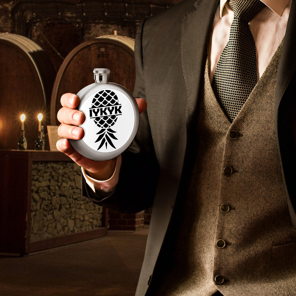 IYKYK Round Flask (5oz)