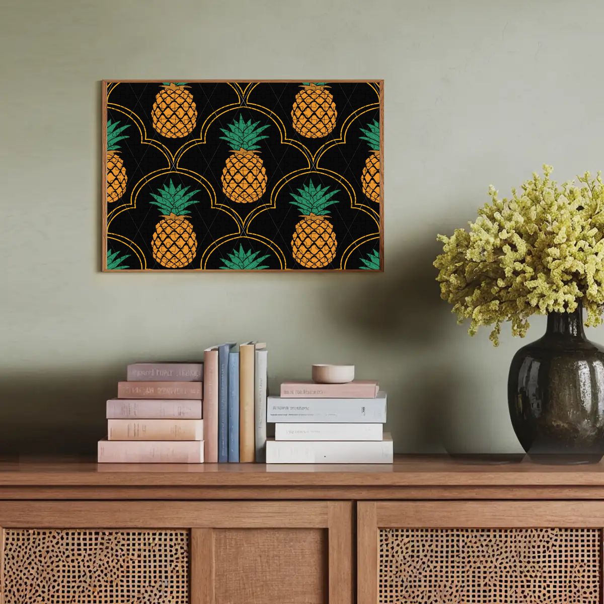 Upside-Down Pineapple Wooden Jigsaw Puzzles 300 pcs (Horizontal)